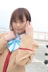  blazer cosplay gokujou_seitokai highres katsura_seina miniskirt photo sakura_mizuki school_uniform skirt 