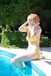  bikini cosplay highres mai_hime my-hime orange_hair photo swimsuit tagme_model tokiha_mai 