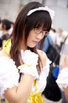  character_request cosplay dress frills glasses gloves highres photo ruffles source_request tagme_character tagme_series tocca 