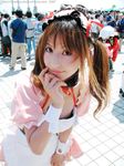 apron asahina_mikuru cosplay highres photo sakurai_minami suzumiya_haruhi_no_yuuutsu waitress waitress_uniform 