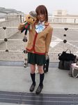  blazer cosplay gokujou_seitokai katsura_seina knee_socks kneehighs miniskirt photo pucchan puppet sakura_mizuki school_uniform skirt 