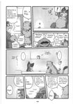  butt chibi chibineco chub chubby comic english_text frog gay greyscale haru haruneko male monochrome penis shinobu text translated 