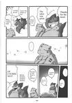  chibineco chub chubby comic english_text gay greyscale haru haruneko male monochrome shinobu text translated unknown_species 