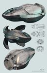  bad_pixiv_id halo_(game) highres jet_yowatari no_humans realistic science_fiction space_craft 
