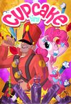  cupcake english_text equine female friendship_is_magic grenade hair hat horn horse human hybrid-masakari male mammal my_little_pony pink_hair pinkie_pie_(mlp) pony ranged_weapon soldier_(team_fortress_2) team_fortress_2 text weapon 