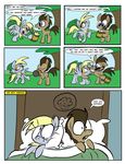  after_sex alcohol amber_eyes bed beverage blonde_hair blue_eyes brown_hair cider comic cutie_mark derpy_hooves_(mlp) dialog dialogue doctor_whoof_(mlp) doctor_whooves_(mlp) drunk english_text equine female feral food friendship_is_magic hair horse male mammal muffin my_little_pony pegasus pony tail text waggonercartoons wings 