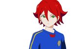  bad_id bad_pixiv_id green_eyes inazuma_eleven inazuma_eleven_(series) kiyama_hiroto male_focus red_hair solo uichi 