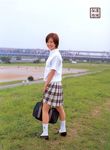  bag blouse bookbag cosplay footwear photo pleated_skirt school_uniform serafuku skirt sleeveless_sweater socks sweater_vest ueto_aya 