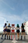  5girls bishoujo_senshi_sailor_moon bishoujo_senshi_sailor_moon_s boots chibi_usa child cosplay from_behind kaiou_michiru meiou_setsuna miasa mio mio_(cosplayer) multiple_girls namada pantyhose photo rou rou_(cosplayer) sailor sailor_chibi_moon sailor_neptune sailor_pluto sailor_saturn sailor_uniform sailor_uranus saya saya_(cosplayer) school_uniform serafuku ten'ou_haruka tenou_haruka tomoe_hotaru 