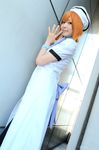  cosplay hat higurashi_no_naku_koro_ni nagicha_(model) orange_hair photo ryuuguu_rena sailor_hat 