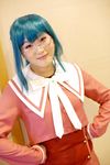  character_request cosplay glasses green_hair highres hiratsuka_yuki_(model) photo sailor sailor_uniform school_uniform serafuku source_request tagme_character tagme_series 