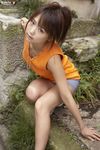  amano_ai_(model) highres photo pure_idol shorts tank_top 