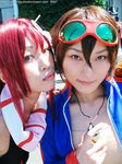  bikini_top cosplay goggles photo red_hair redhead sena_(model) simon sora_(model) tengen_toppa_gurren-lagann tengen_toppa_gurren_lagann yoko_littner yoko_ritona 