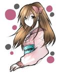  japanese_clothes kimono koei long_hair lowres oichi sengoku_musou smile 