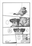  censored chibi chibineco chub chubby comic english_text forced gay greyscale haru haruneko male monochrome penis rape shinobu text translated unknown_species 