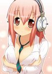  big_boobs breasts pink_hair sonico super super_sonico vocaloid 