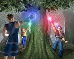  3d gala legaia_densetsu meeta meta meta_(legaia_densetsu) monster natsumi_arisawa noa_(legaia_densetsu) official_art outdoors ozma ra_seru seru terra_(legaia_densetsu) tree vahn 