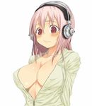  big_boobs breasts pink_hair sonico super super_sonico vocaloid 