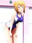  absurdres female girl highres kushiya_inaho maken-ki maken-ki! orange_hair red_eyes screencap solo standing swimsuit 