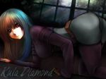  blue_hair emo kof kula_diamond long_hair pink_eyes 