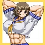  abs chouhi_ekitoku ikkitousen lowres muscle muscular_female ren_(tainca2000) 