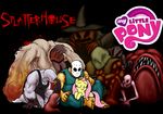  boreworm crossover cute equine eyes_closed female fluttershy_(mlp) friendship_is_magic hair hat horse human male mammal master_dead mickeymonster monster my_little_pony namco pegasus pony rick_taylor sleeping splatterhouse tail teeth terror_mask undead video_games wings zombie 