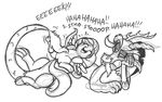  draconequus english_text equine female feral fluttershy_(mlp) friendship_is_magic hair horn horse male mammal mickeymonster my_little_pony pegasus pony tail text wings 