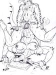 alebrijeman alexia anthro bdsm beowulf100 big big_breasts bondage bound breasts female greyscale huge_breast huge_breasts male monochrome muscles muscular_female nipples penetration sex straight vaginal vaginal_penetration 