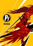  atomsk beak claws feathers flcl highres no_humans solo wings 