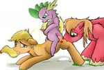  applejack_(mlp) cum cunnilingus dragon equine female feral friendship_is_magic green_eyes group horse incest male mammal my_little_pony oral oral_sex peeing penis pony pussy_juice scalie sex side_view spike_(mlp) straight tail urine vaginal watersports 