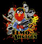  amazing big_bird black_background blood bullets burt cookie_monster elmo ernie eyewear gun looking_at_viewer machete male mask movie parody plain_background poster ranged_weapon sesame_street shotgun sunglasses tony_sklepic weapon 