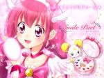  :3 blush bow candy_(smile_precure!) choker creature cure_happy hoshizora_miyuki long_hair magical_girl nasuko_(tomiko114) pink pink_eyes pink_hair precure ribbon smile smile_precure! sparkle twintails wrist_cuffs 