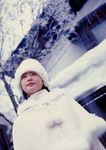 absurdres fur_hat furry_hat hat highres juri_first photo shawl snow turtleneck ueno_juri 