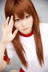  brown_hair character_request cosplay gym_uniform highres photo source_request tagme_character tagme_series to-kamui 