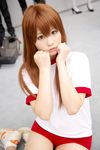  brown_hair character_request cosplay gym_uniform highres photo source_request tagme_character tagme_series to-kamui 