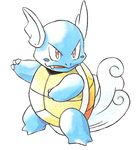  lowres no_humans official_art pokemon pokemon_(game) pokemon_blue pokemon_red_and_green pokemon_rgby pokemon_yellow sugimori_ken wartortle 