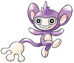  aipom game_freak lowres nintendo no_humans official_art pokemon pokemon_(game) pokemon_crystal pokemon_gold_and_silver pokemon_gsc sugimori_ken 