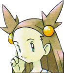  brown_hair game_freak gym_leader lowres mikan_(pokemon) nintendo official_art pokemon pokemon_(game) pokemon_crystal pokemon_gold_and_silver pokemon_gsc sugimori_ken 