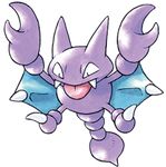  game_freak gligar lowres nintendo no_humans official_art pokemon pokemon_(game) pokemon_crystal pokemon_gold_and_silver pokemon_gsc sugimori_ken 