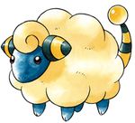  game_freak lowres mareep nintendo no_humans official_art pokemon pokemon_(game) pokemon_crystal pokemon_gold_and_silver pokemon_gsc sugimori_ken 