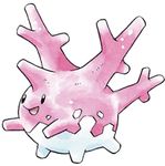  corsola game_freak lowres nintendo no_humans official_art pokemon pokemon_(game) pokemon_crystal pokemon_gold_and_silver pokemon_gsc sugimori_ken 