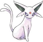  espeon game_freak lowres nintendo no_humans official_art pokemon pokemon_(game) pokemon_crystal pokemon_gold_and_silver pokemon_gsc sugimori_ken 