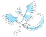  articuno lowres no_humans official_art pokemon pokemon_(game) pokemon_blue pokemon_red_and_green pokemon_rgby pokemon_yellow sugimori_ken 