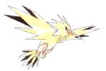  lowres no_humans official_art pokemon pokemon_(game) pokemon_blue pokemon_red_and_green pokemon_rgby pokemon_yellow sugimori_ken zapdos 