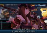  artist_name bare_shoulders boots breasts brown_hair caitlyn_(league_of_legends) chara chocolate gloves gun hat korean league_of_legends long_hair medium_breasts rifle solo teemo top_hat translated valentine watermark weapon web_address 