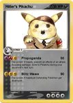  card hitler nazi pikachu pokemon 