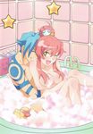 bath bathtub bubble bubblebath couple kamina rubber_duck star tengen_toppa_gurren_lagann yoko_littner yoko_ritona 