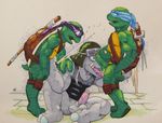  argon_vile dead_eyes donatello_(tmnt) gay group group_sex handjob interspecies leonardo_(tmnt) male mammal oral penis reptile rhinoceros rocksteady scalie semi_incest sex tail teenage_mutant_ninja_turtles threesome turtle uncut 