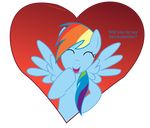  &hearts; awesometine diegotan equine eyes_closed friendship_is_magic hair hearts_and_hooves_day hooves horse mane multi-colored_hair my_little_pony pegasus pony rainbow_dash_(mlp) valentine&#039;s_day valentine&#039;s_day_card wing_boner wings 