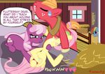  big_macintosh_(mlp) blue blue_fur blush cheerilee_(mlp) cum cum_in_pussy cum_inside cutie_mark equine erection female feral fluttershy_(mlp) friendship_is_magic fur green_eyes grin hair horse long_hair looking_down lying male mammal messy multi-colored_hair my_little_pony on_back penetration penis pink_eyes pink_hair pony purple purple_fur rainbow_dash_(mlp) rainbow_hair red red_body sex stable stables straight tail tiarawhy vaginal vaginal_penetration yellow yellow_fur yoke 